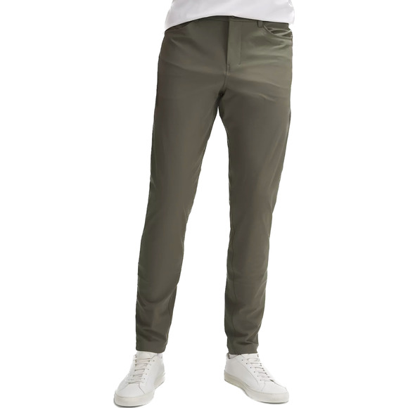 Lululemon Athletica Men's ABC Slim-Fit Pant Warpstreme in Olive Green - Picture 1 of 13
